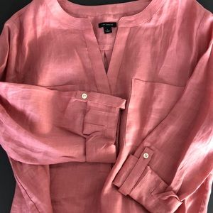 100% linen Ann Taylor tunic